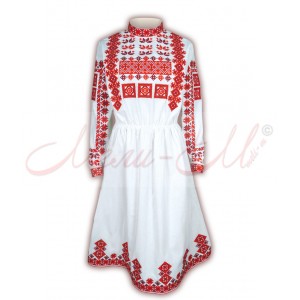 Women's embroidered long shirt