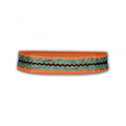 Embroidered belt