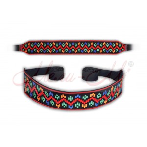 Embroidered belt