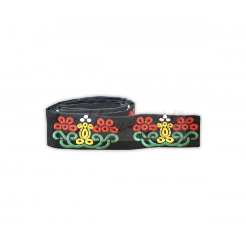 Embroidered belt