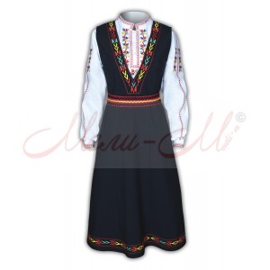 Traditional Embroidered Women's Folklore costume