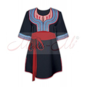 Tunic with braids