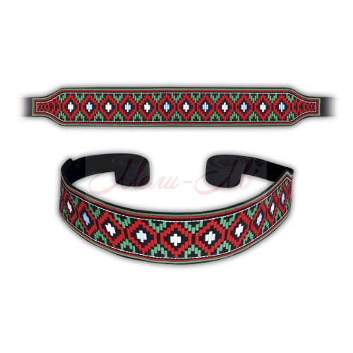 Embroidered belt