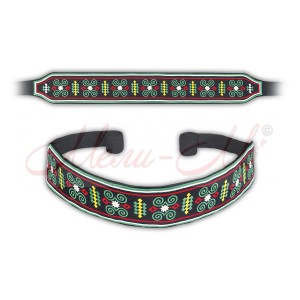 Embroidered belt