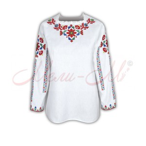 Women's embroidered long shirt