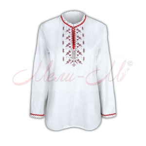 Women's embroidered long shirt