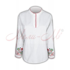 Women's embroidered long shirt