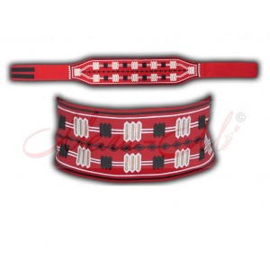 Embroidered belt