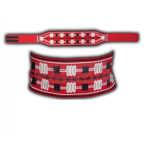 Embroidered belt