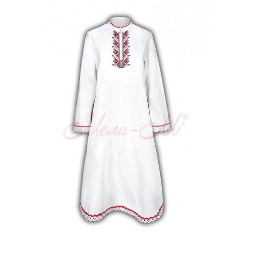 Women's embroidered long shirt