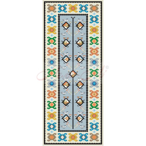 Carpet with Bulgarian embroidery