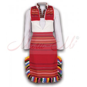 Traditional  Macedonian Embroidered Women's Folklore costume