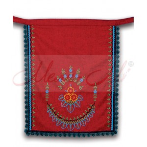 Bulgarian traditional embroidered  apron