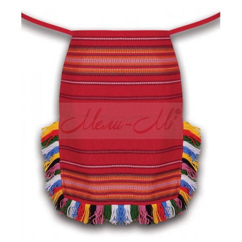 Bulgarian traditional embroidered  apron