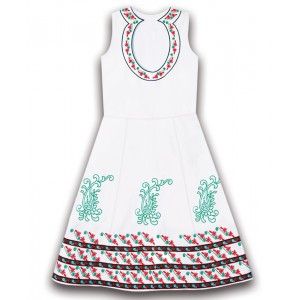 Traditional Embroidered Women's pinafore (sukman)