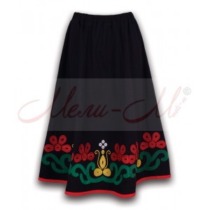 Bulgarian traditional embroidered skirt for woman