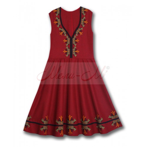 Traditional Embroidered Women's pinafore (sukman)