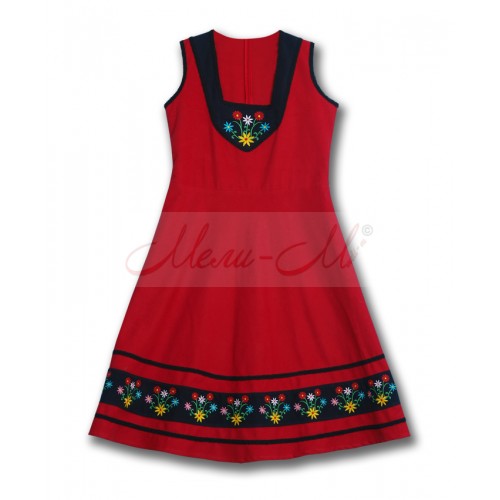 Traditional Embroidered Women's pinafore (sukman)