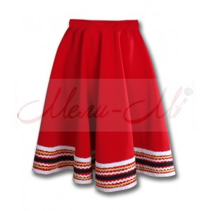 Bulgarian traditional  skirt for girl with nice folklore decoration