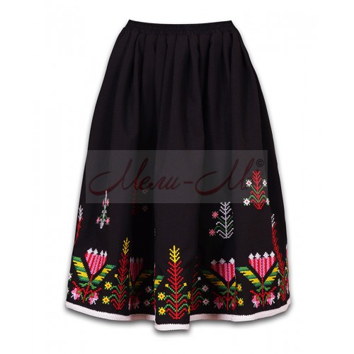 Bulgarian traditional embroidered skirt for woman