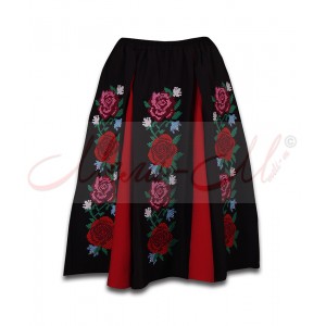 Bulgarian traditional embroidered skirt for woman