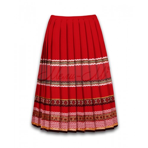 Bulgarian traditional embroidered skirt for woman