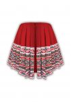 Traditional and stylized folklore embroidery skirts