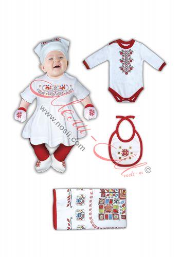 baby clothes with a national embroidery