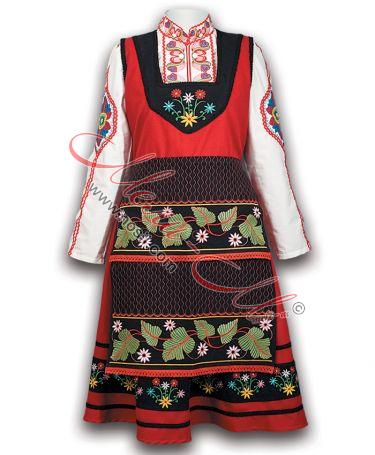 Bulgarian women's costume from the region of Thrace
