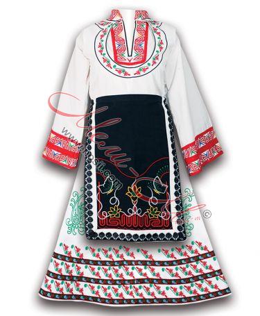 Bulgarian women's costume with embroidery -12k