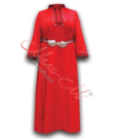 Women's Folklore embroidered costume with Metal Belt buckle-11k