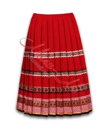Bulgarian traditional embroidered skirt for woman