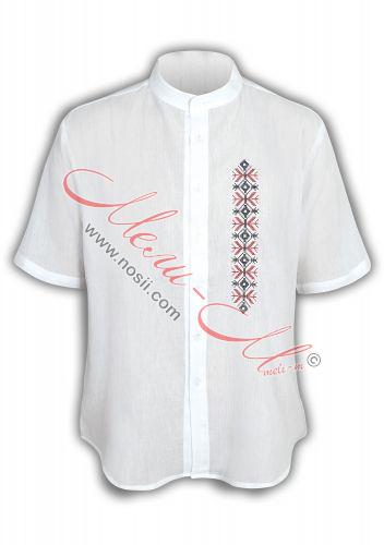 Мъжка риза с бродирана шевица
