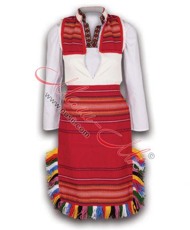 Traditional  Macedonian Embroidered Women's Folklore costume