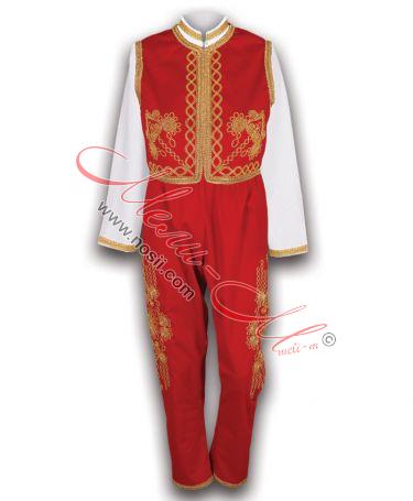 Традиционен Дамски  Турски Фолклорен костюм от потур и елек 