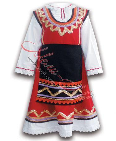 Детски фолклорен костюм с народни мотиви