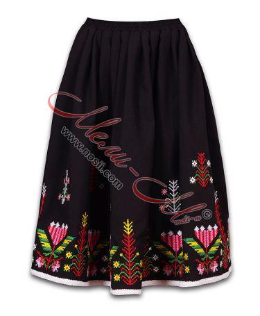 Bulgarian traditional embroidered skirt for woman